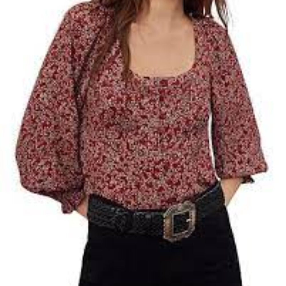 ba&sh Cernia Boho Peasant Top NWT